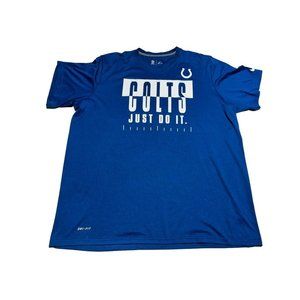 Nike Indianapolis Colts T-Shirt Blue Size XXL